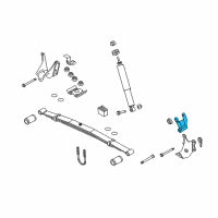 OEM Ford F-250 HD Spring Assembly Shackle Diagram - EOTZ-5776-A