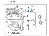 OEM Chevrolet Silverado Socket Diagram - 84389022