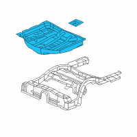 OEM Chrysler Pan-Rear Floor Diagram - 4780793AI