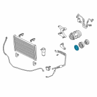 OEM Chevrolet Camaro Clutch Plate & Hub Assembly Diagram - 6581515