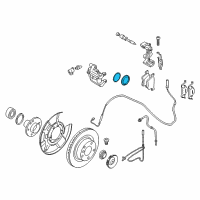 OEM BMW Repair Set Brake Caliper Diagram - 34-21-6-850-859
