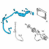 OEM Hyundai Tube Assembly-Suction & Liquid Diagram - 97775-A7600