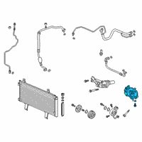 OEM 2021 Honda Civic Compressor Diagram - 38810-RPY-E05