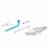 OEM Honda Civic Wrench, Wheel Diagram - 89211-S05-003