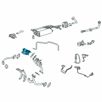 OEM Lexus Valve Assembly, EGR W/MO Diagram - 25620-31080