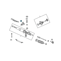 OEM Acura Bush, Gear Box Mounting Diagram - 53685-SDA-A01
