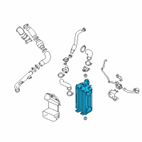 OEM Hyundai Cooler Assembly-Intermediated Diagram - 28272-2B700