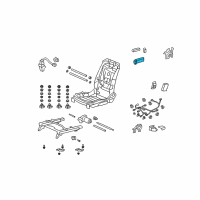 OEM Honda Civic Switch Assembly, Passenger Side (4 Way) Diagram - 81253-SDB-A71