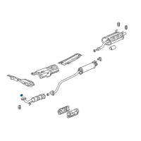 OEM Acura Gasket, Exhaust Flexible Diagram - 18229-S6M-003