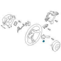 OEM Toyota Knuckle Nut Diagram - SU003-00056