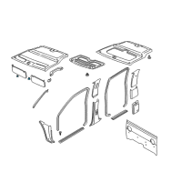 OEM Nissan Holder-SUNVISOR Diagram - 96409-8B400