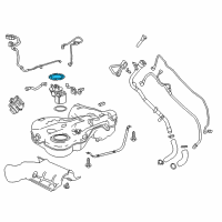 OEM Buick Fuel Pump Assembly Retainer Diagram - 23142155