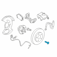 OEM Bolt/Screw-Rear Brake Rotor Diagram - 96626041
