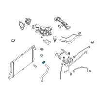 OEM Nissan Clamp Diagram - 92527-ZX51A