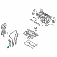 OEM Hyundai Tensioner Assembly-Timing Chain Diagram - 24410-2G810