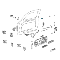 OEM Chevrolet El Camino Actuator Striker Diagram - 15013147