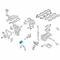 OEM Nissan Murano Oil Filter Assembly Diagram - 15208-9E01A