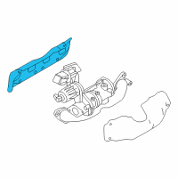 OEM Nissan Gasket-Exhaust Manifold Diagram - 14036-BV80A