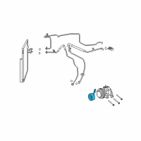 OEM Jeep Coil-Air Conditioning Clutch Diagram - 5003681AA