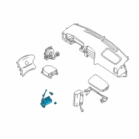 OEM Nissan 350Z Sensor-Side Air Bag, LH Diagram - K8831-CN025