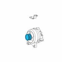 OEM Ford Pulley Diagram - F65Z-10344-AA