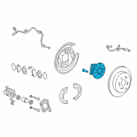 OEM Acura Bearing Assembly, Rear Hub Unit (Ntn) Diagram - 42200-T0A-951