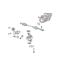 OEM Jeep Compass Retainer Diagram - 6503685