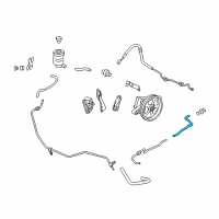 OEM 2015 Honda Odyssey Hose, Power Steering Return Diagram - 53734-TK8-A01