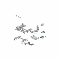 OEM Acura Switch Assembly, Power Seat Diagram - 35958-S87-A51