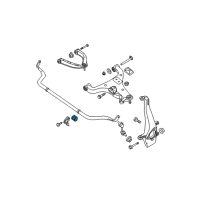 OEM 2015 Nissan Titan BUSHING STABILIZER Diagram - 54613-ZT00A