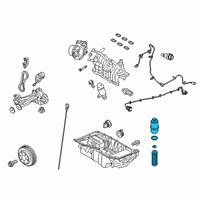 OEM 2022 Ford Bronco Filter Assembly Diagram - FT4Z-6A832-C