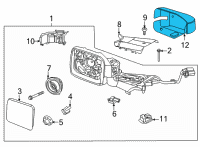 OEM Ford Bronco COVER Diagram - M2DZ-17D742-D