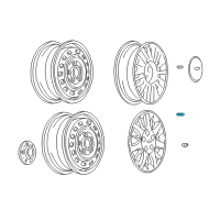 OEM Oldsmobile Wheel Valve Stem Diagram - 274288
