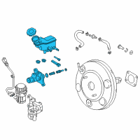 OEM Kia Cylinder Assembly-Brake Diagram - 58510B2800