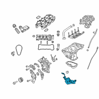 OEM Chrysler Pump-Engine Oil Diagram - 68297857AK
