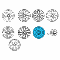 OEM Lexus RC350 Wheel, Disc Diagram - 42611-30F41