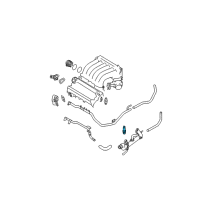 OEM Infiniti M45 Engine Coolant Temperature Sensor Diagram - 22630-ED000