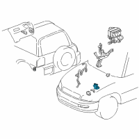 OEM Toyota Pressure Metering Valve Diagram - 47150-12230