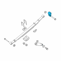 OEM Nissan Shackle Assy-Rear Spring Diagram - 55220-1PA1B