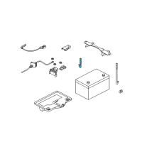 OEM Nissan 350Z Rod-Battery Fix Diagram - 24425-8990D
