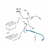 OEM Chevrolet Positive Cable Diagram - 22850357