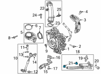 OEM 2022 Jeep Wrangler Clamp-Hose Diagram - 68487028AA