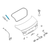 OEM Stay Assembly-Trunk Lid Diagram - 84430-4GA2A