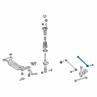 OEM Toyota Rear Arm Diagram - 48740-06040