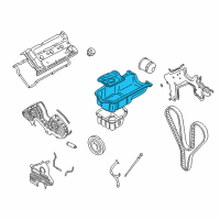 OEM Hyundai Sonata Pan Assembly-Engine Oil, Upper Diagram - 21520-37102
