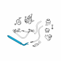 OEM BMW Power Steering Loop Diagram - 17-11-7-522-119