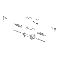 OEM GMC Ring-Steering Gear Stub Shaft Seal Retainer Diagram - 15776969