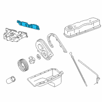 OEM Chevrolet S10 Gasket-Intake Manifold Diagram - 10041986