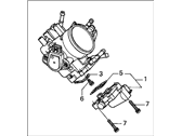 OEM Honda Throttle Body Assembly - 16400-RAA-A63