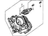 OEM Honda Civic Throttle Body, Electronic Control (Gmf3A) - 16400-R1A-A01